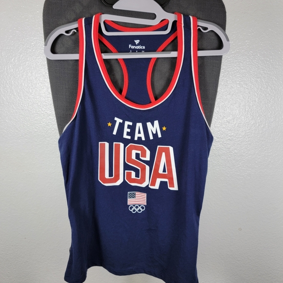 Fanatics Team USA Navy Women's Tank Top Size S - Picture 1 of 7